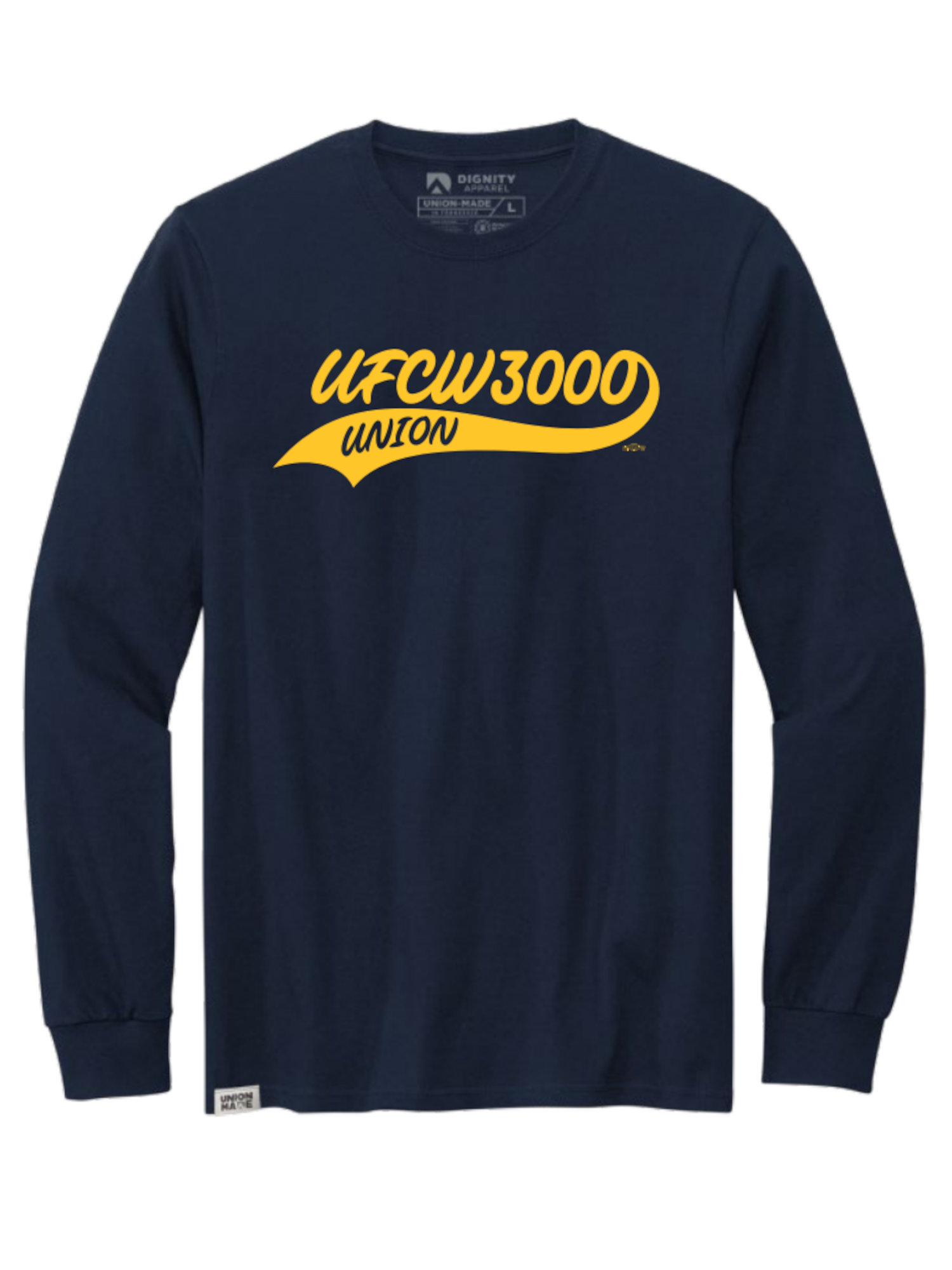 Long Sleeve Baseball Logo Tee's